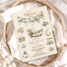 Little Fisherman Fishing Baby Shower