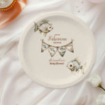 Little Fisherman Fishing Baby Shower Pappteller<br><div class="desc">Mit unseren Little Fisherman Fishing Baby Shower Paper Tellern servieren Sie Ihre Baby-Dusche Leckereien stilvoll! Diese bezaubernden Teller vereinen Funktionalität und Charme zu Ihrem Fest und ergänzen perfekt Ihr angeln Dekor. Features: Design: Erleben Sie ein köstliches Angelthema mit Aquarellelementen wie Angelruten, Fisch, Blasen und rustikalen Boho Akzenten. Farben: Weiche Farbtöne...</div>