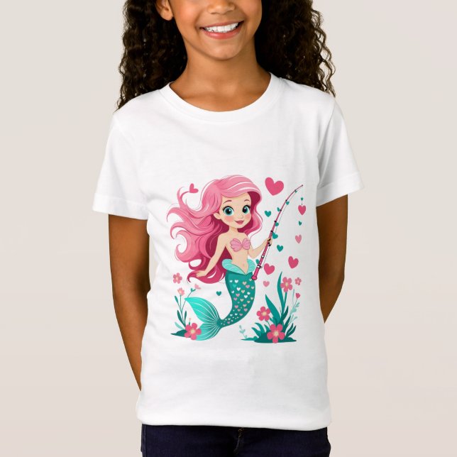  Little Fishing Princess Tee (Vorderseite)