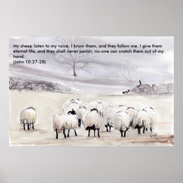 'Little Flock (Christlich)' Print Poster (Vorne)