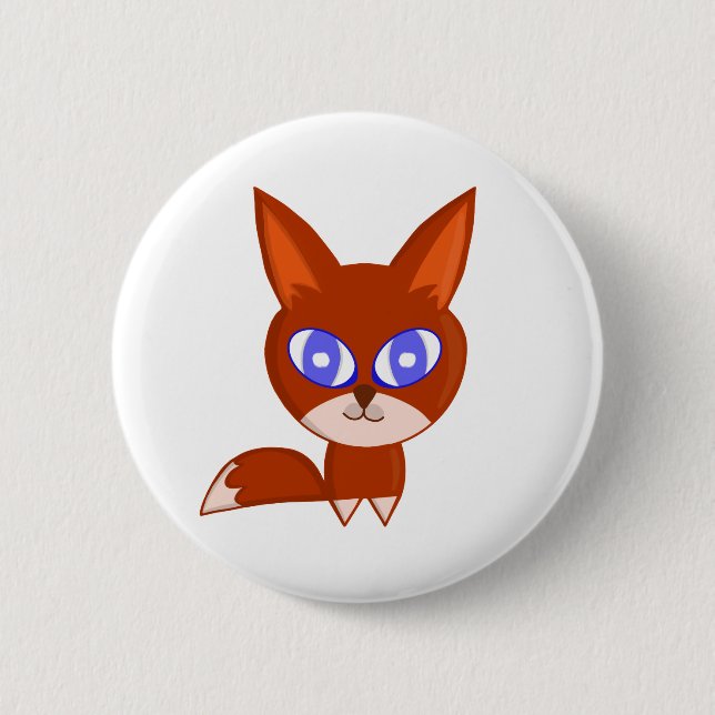Little Fox Button (Vorderseite)