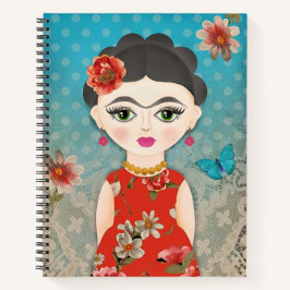 Little Frida Spiral Notebook Notizbuch
