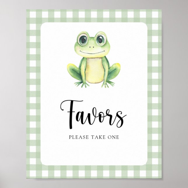 Little Frog Baby Duschfavoriten Poster (Vorne)