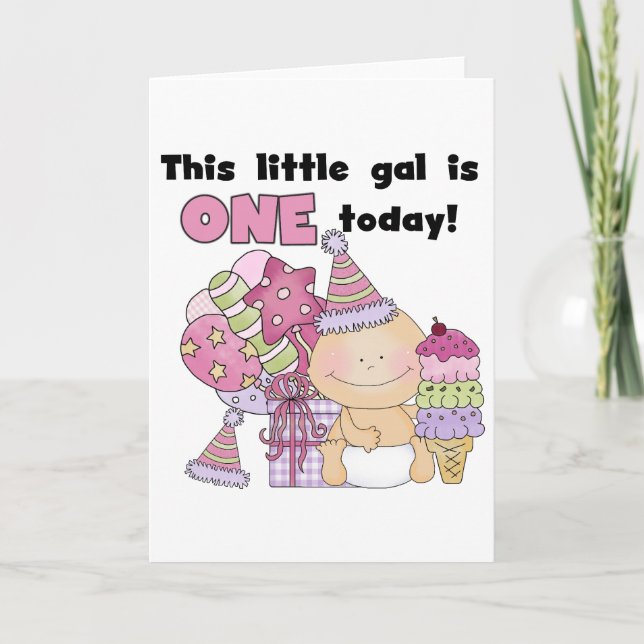 Little Gal ist ein Tshirts und Geschenke Karte (Vorderseite)