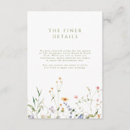Little Garden Wedding Card Begleitkarte