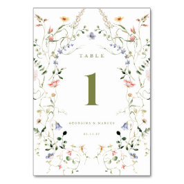 Little Garden Wedding Tischnummer