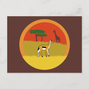 Little Gazelle Postkarte
