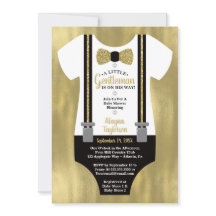 Little Gentleman Baby Shower Einladung, Imitate Go