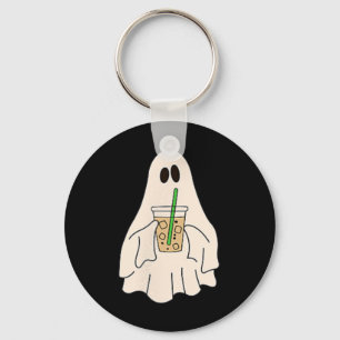 Little Ghost Drink Iced Coffee Halloween Spooky Schlüsselanhänger