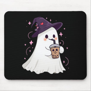 Little Ghost Ice Kaffee Spooky Jahreszeit Niedlich Mousepad