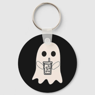 Little Ghost Iced Coffee Halloween-Kostüm Schlüsselanhänger