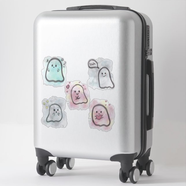 Little ghost party 1 separate  aufkleber (Koffer)