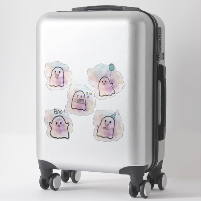 Little ghost party 2 separate  aufkleber (Koffer)