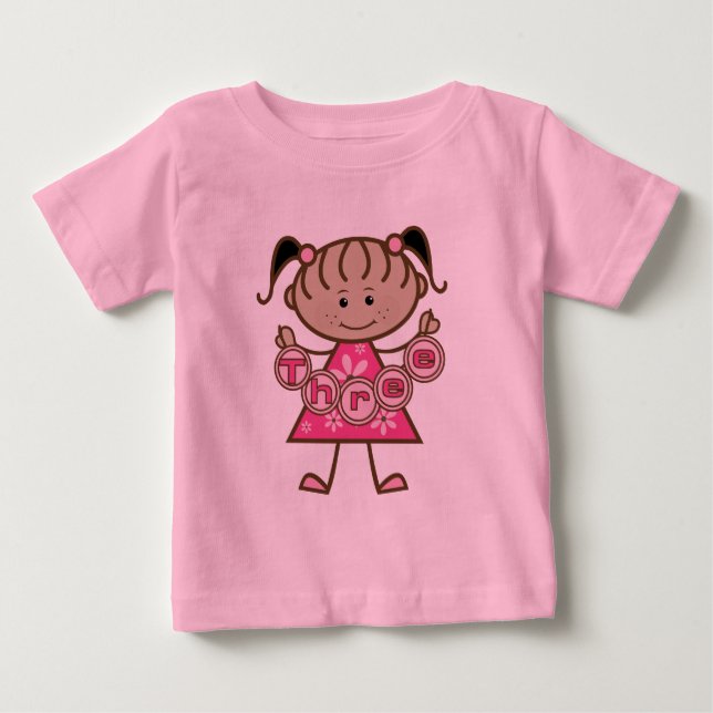 Little Girl 3. Geburtstag - Tshirts und Geschenke (Vorderseite)