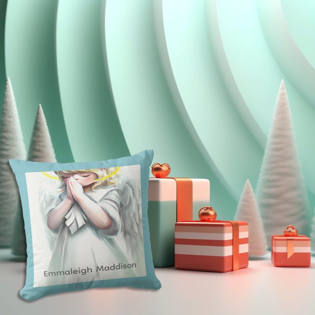 Little Girl Angel Kissen (Von Creator hochgeladen)