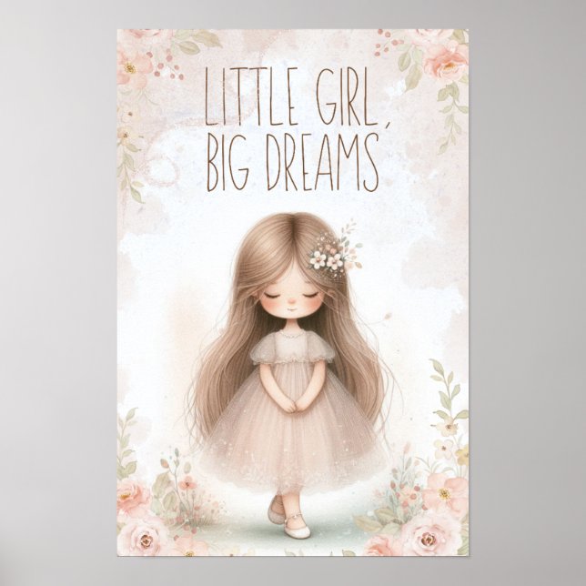 little girl, big dreams poster (Devant)
