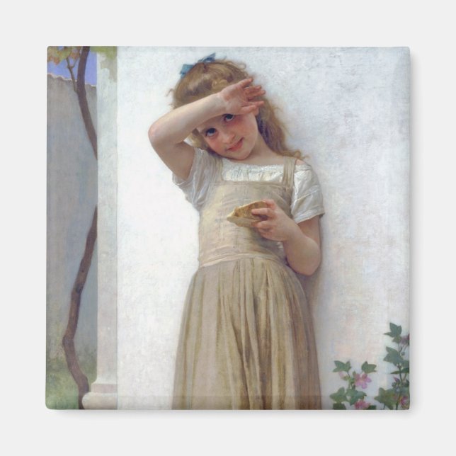 Little Girl, Bouguereau Magnet (Vorne)