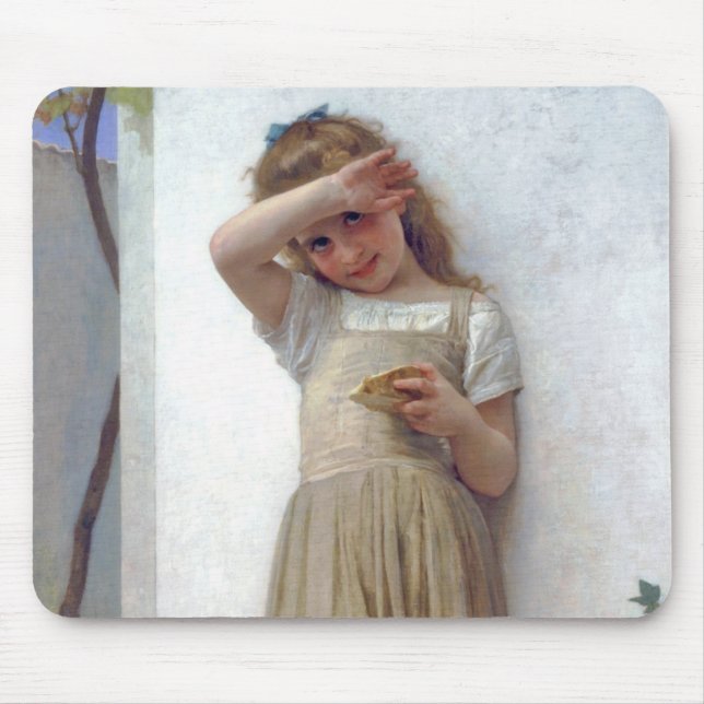 Little Girl, Bouguereau Mousepad (Vorne)