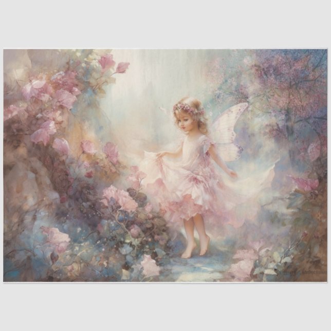 Little Girl Fairy Seidenpapier (Vorderseite)