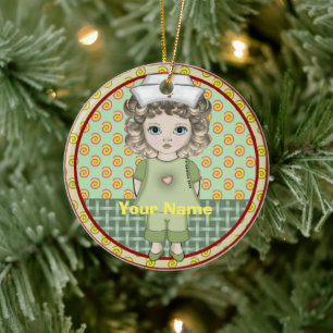 Little Girl Nurse Ornament