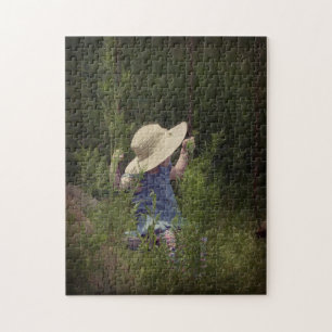 Little Girl on Swing