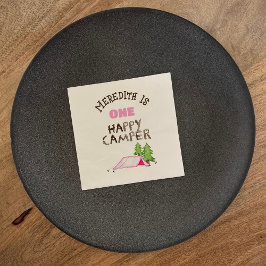 Little Girl One Happy Camper Erste Geburtstagspart Serviette