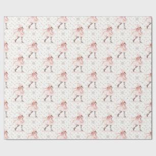 Little Girl Pink Weihnachten Geschenkpapier