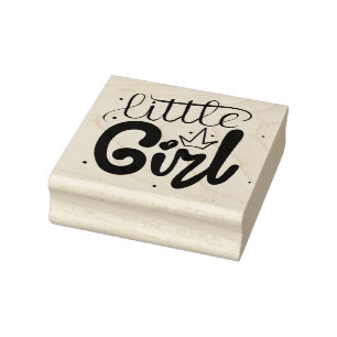 Little Girl Rubber Briefmarke Gummistempel