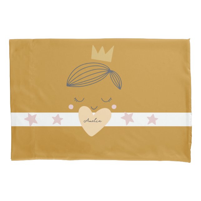 Little Girls Boho Princess Kissenbezug (Vorderseite)