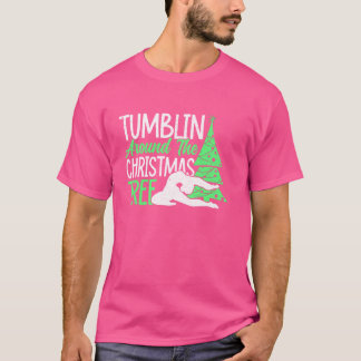 Little Girls Gymnastics Handstand Gymnast Christma T-Shirt