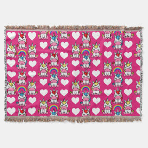 Little Girls Unicorn Pony Decke