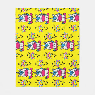 Little Girls Unicorn Pony Fleecedecke