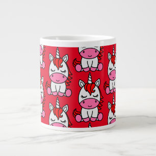 Little Girls Unicorn Pony Jumbo-Tasse