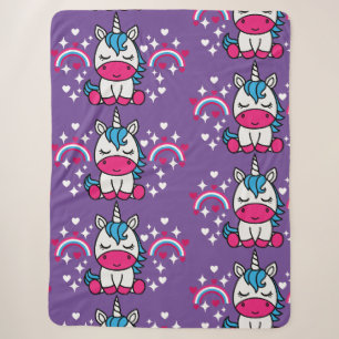 Little Girls Unicorn Pony Sherpadecke