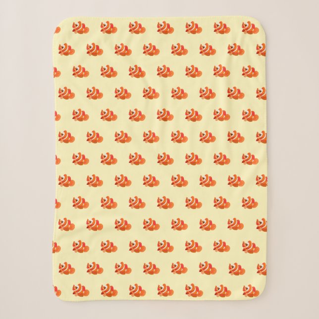 Little Gold Fish Sherpa Blanket - Ihre Farben Sherpadecke (Vorderseite)