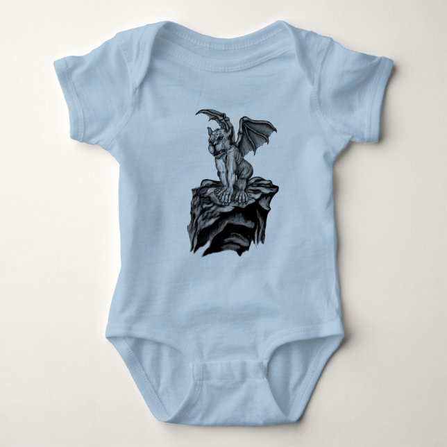 Little Golem Gargoyle Baby Strampler (Vorderseite)