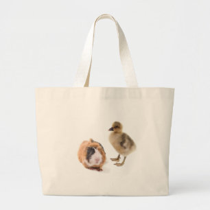 little goose and guinea pig jumbo stoffbeutel