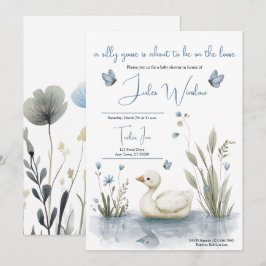 Little Goose Baby Shower Invitation Einladung