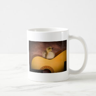 little goose on a guitar kaffeetasse