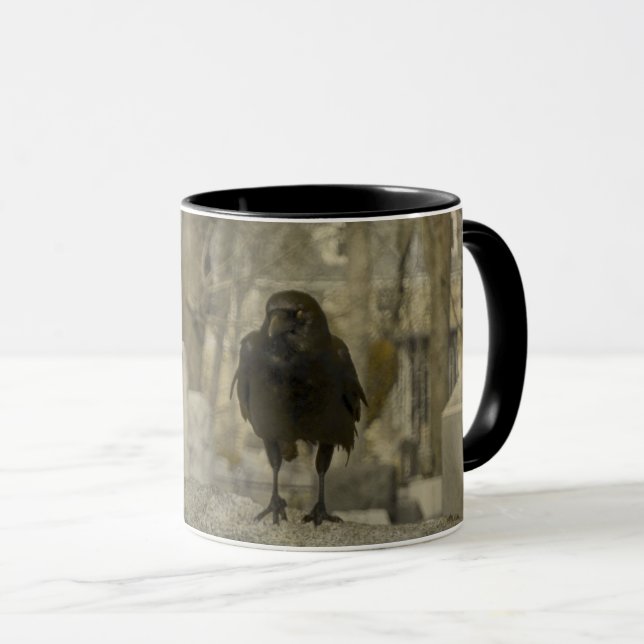 Little Goth Crow Tasse (VorderseiteRechts)