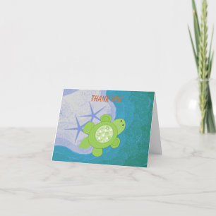 Little Green Turtle Vielen Dank Dankeskarte