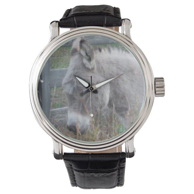 Little Grey Donkey Armbanduhr (Vorderseite)