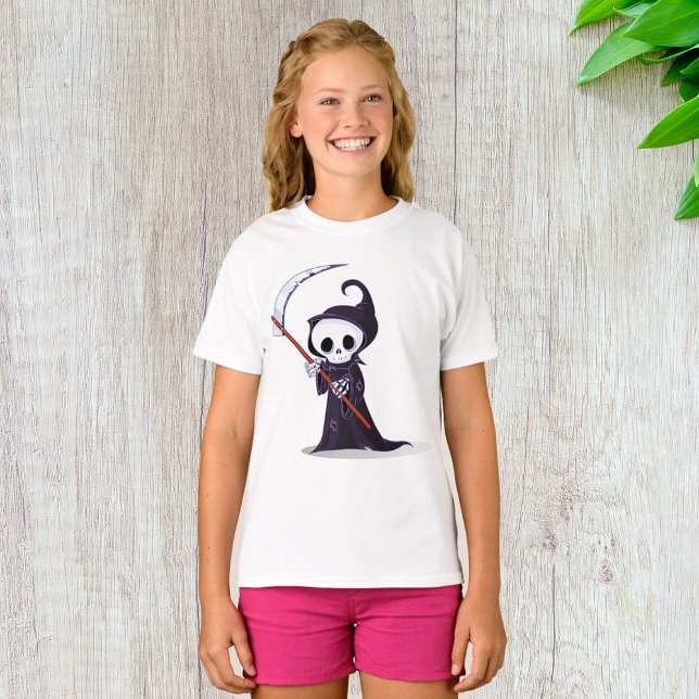 Little Grim Sensenmann Girls T - Shirt (Von Creator hochgeladen)