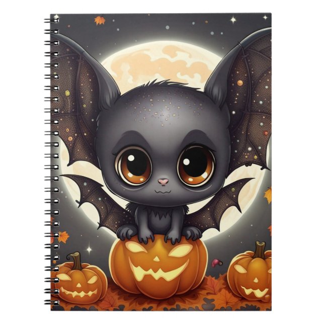 Little Halloween Bat Notizblock (Vorderseite)