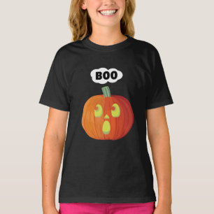 Little Halloween Pumpkin Boo T - Shirt