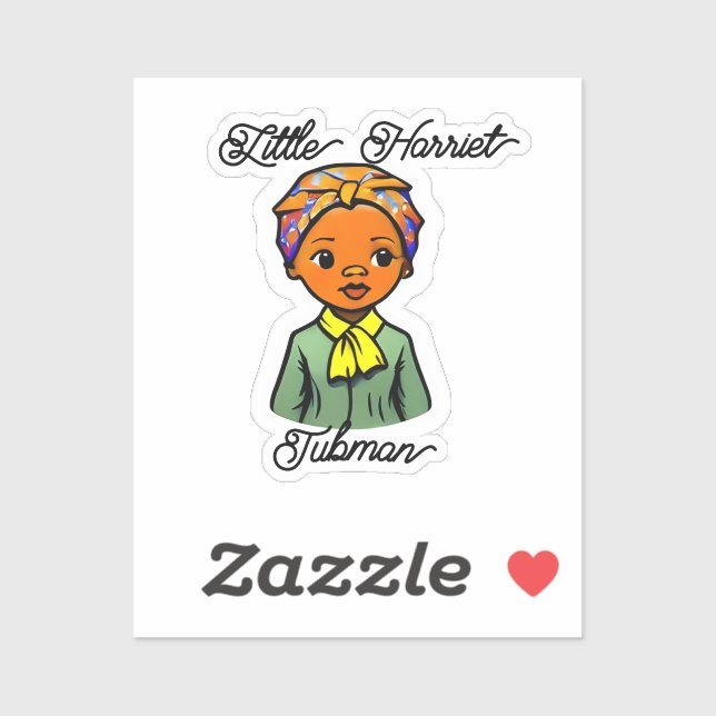 Little Harriet Tubman Black History Month Vinly Aufkleber (Blatt)