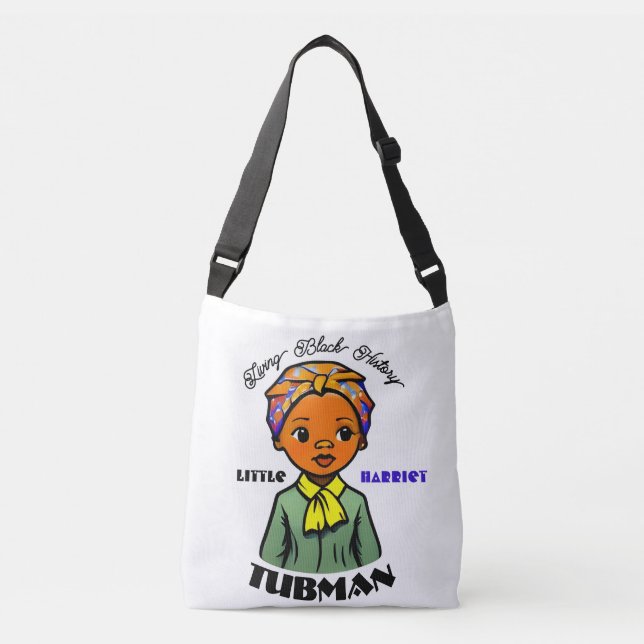 Little Harriet Tubman lebt schwarze Geschichte Tragetaschen Mit Langen Trägern (Vorderseite)