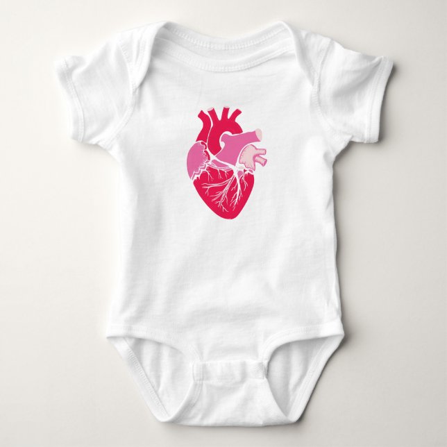 Little Heartbeat, ein Stück Baby Strampler (Vorderseite)