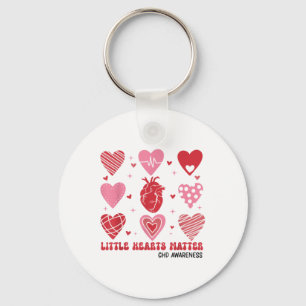 Little Hearts Chd Awareness Heart Anatomy Valentin Schlüsselanhänger
