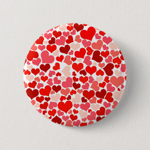 Little Hearts Illustration Button